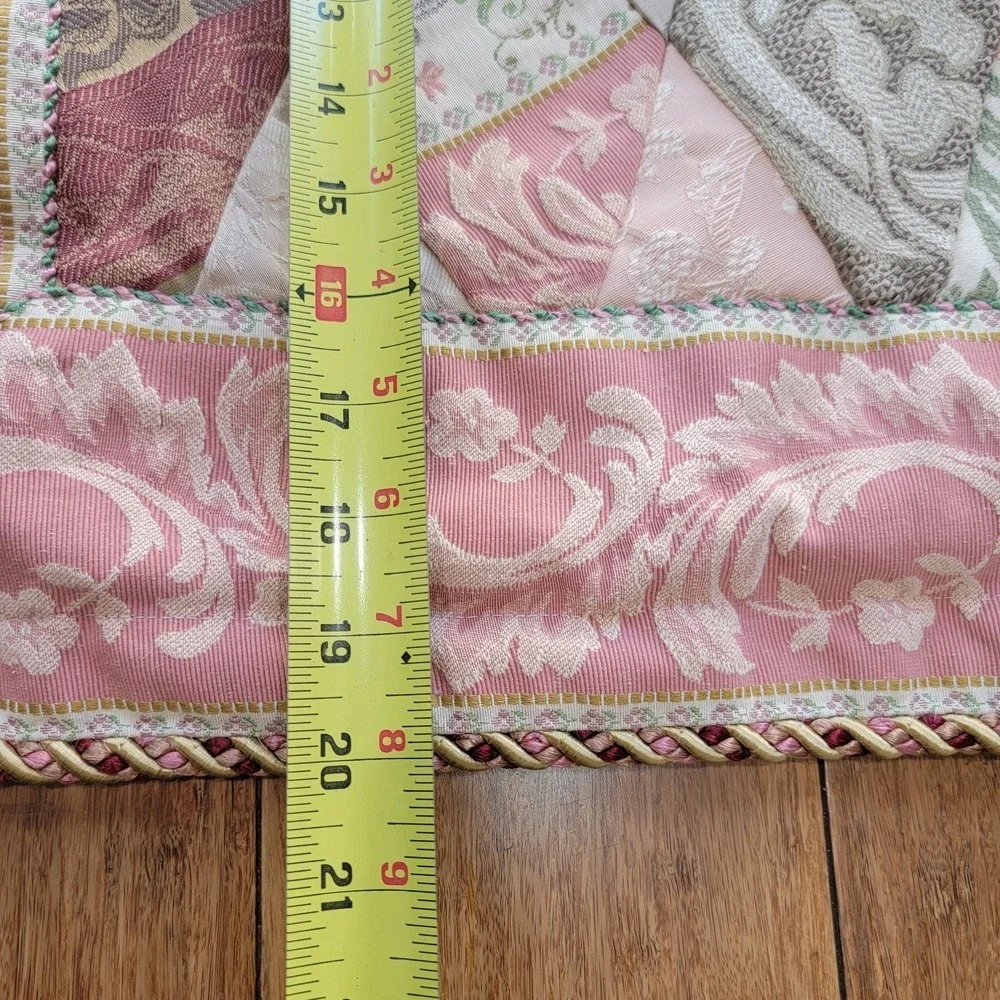 Sweet Dreams‎ Patchwork Pillow Covers - Pink and Green